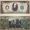 American Art Classics Pack of 5 - Andrew Jackson Million Dollar Bill view 1