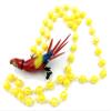 Bobble Head Colorful Parrot Beads Necklace New Orleans Mardi Gras Cajun Carnival Festival view 1