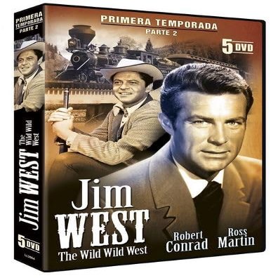The Wild Wild WEST (Jim West) Season 1 -Part 2-5 DVD - Spanish Import - Region 2 - PAL Format