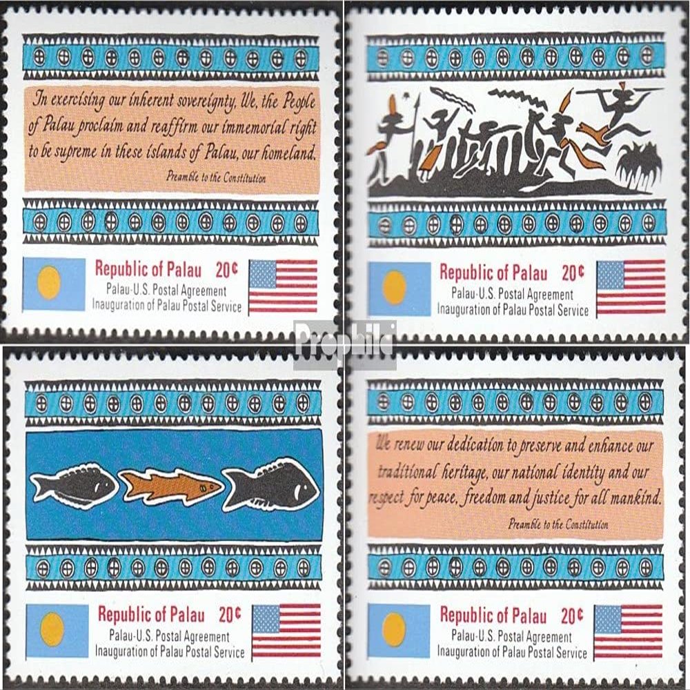 Palau-Islands 1-4 (Complete.Issue.) unmounted Mint/Never hinged ** MNH 1983 Postal Independence (Stamps for Collectors)
