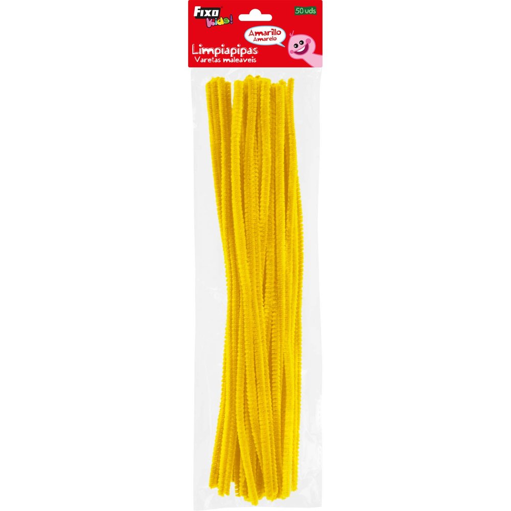 Fixo Kids Wands 30 cm/6 mm 50 Units, Yellow