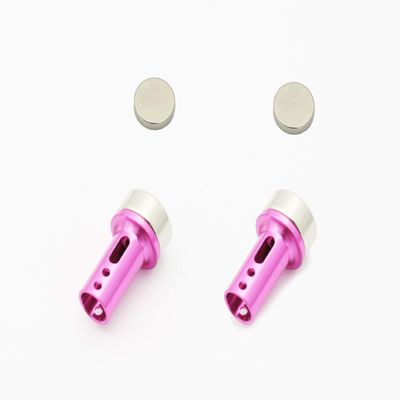 Aluminum Body Mount Cap (Magnet) 6mm Pink
