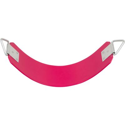 Swing Set Stuff Inc. Commercial Polymer Belt Seat with SSS Logo Sticker Playground Accessory, Pink
