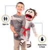 25" Shepherd, Full Body Bible Character, Christian Ministry Puppet view 2