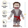 25" Shepherd, Full Body Bible Character, Christian Ministry Puppet view 3