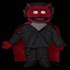 25" Devil w/Light-Up Eyes, Full Body, Ventriloquist Style Puppet view 4