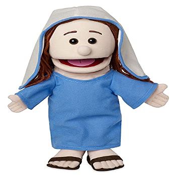 14" Mary, Bible Character, Hand Puppet