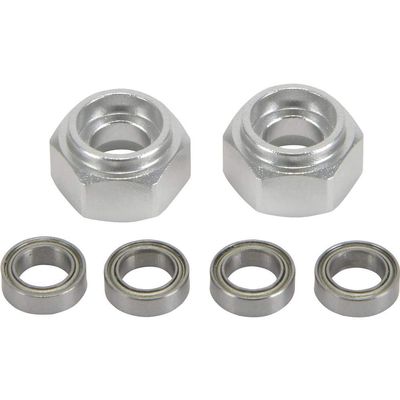Carson 500530819 DT03 Aluminium Hex Wheel Front, Set of 2