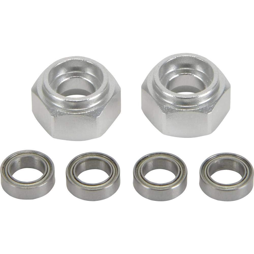 Carson 500530819 DT03 Aluminium Hex Wheel Front, Set of 2