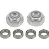 Carson 500530819 DT03 Aluminium Hex Wheel Front, Set of 2 view 1
