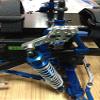 Axial SCX10 Upgrade Parts Aluminum Front & Rear Adjustable Damper Mount With Multiple Holes (Upward & Downward The Chassis) - 2 Prs Black view 2