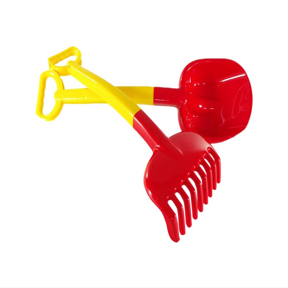 Hemar Twin Colour Big Shovel and Rake Set