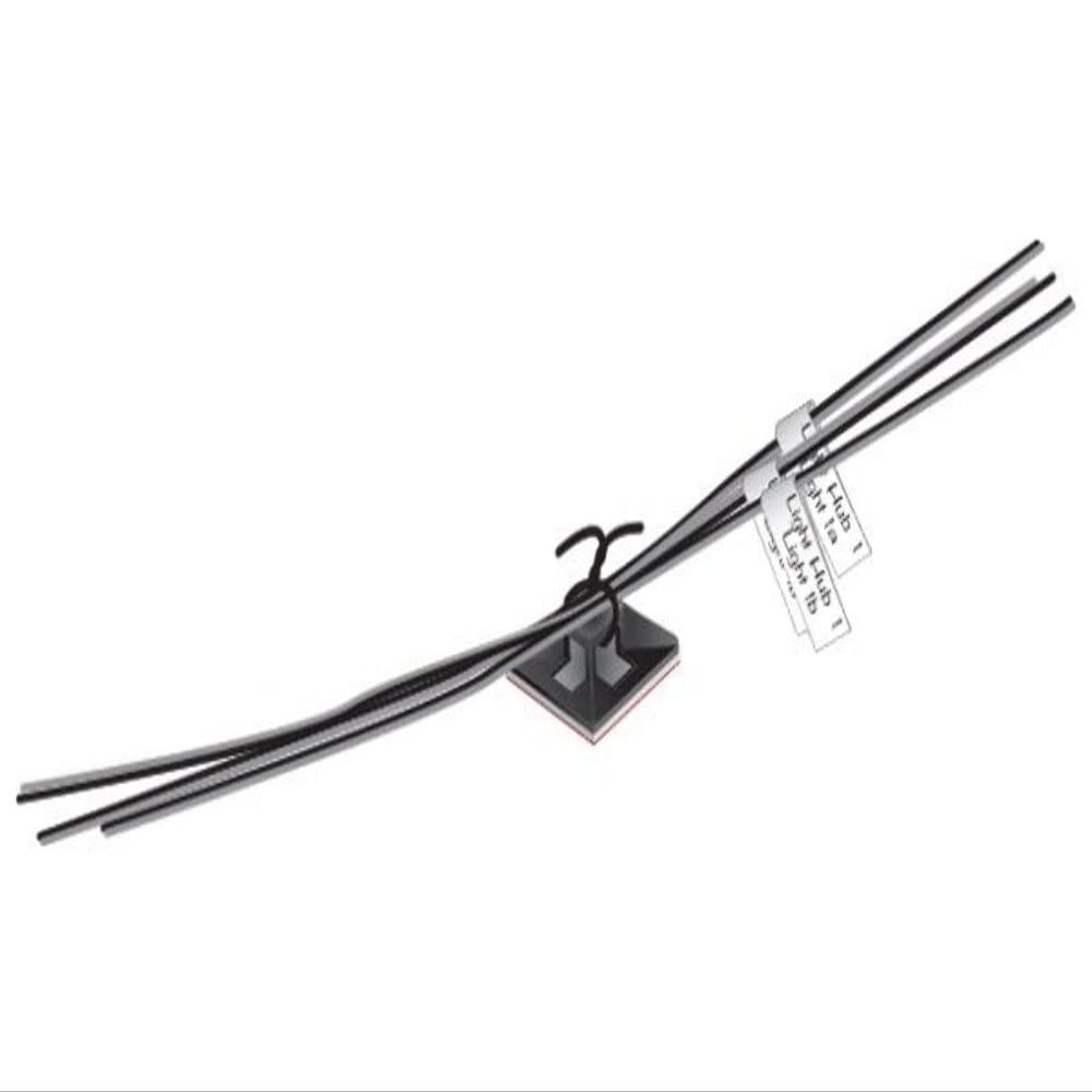 Woodland Scenics Just Plug: Tidy Wire Kit, 12 Wire Mounts, 24 Twist Ties, 20 Labels