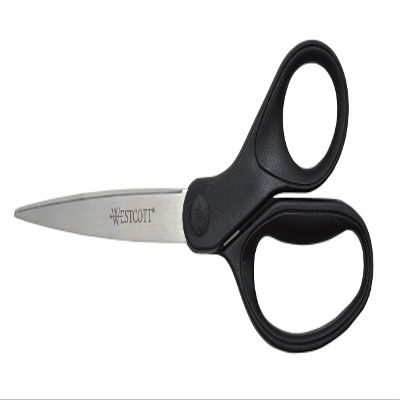 Westcott 16451 8-Inch KleenEarth Recycled Scissors For Office and Home, Black