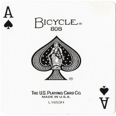 Bicycle Playing Card Force Deck Blue Back (Spades, 10)
