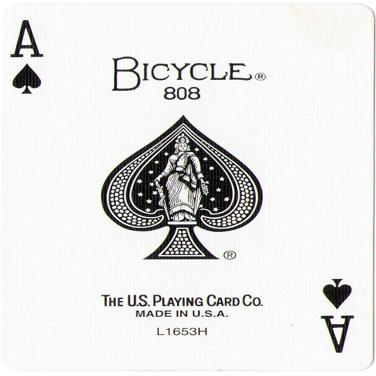 Bicycle Playing Card Force Deck Blue Back (Spades, 10)