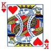 Bicycle Playing Card Force Deck Blue Back (Hearts, 2) view 1