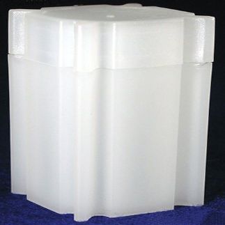 100 Coin Safe Square Coin Tubes for 25 SMALL DOLLARS by DOMAGRON