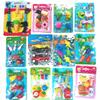 12 ( 1 Dozen ) Packages Assorted Cute Novelty Shaped Erasers view 1