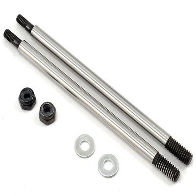 JQRacing White Edition Long Rear Shock Shafts (2)