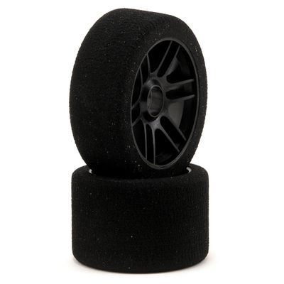 Xceed RC "Enneti" 1/8 Carbon On Road Front Tires (2) (Carbon Black) (32 Shore)