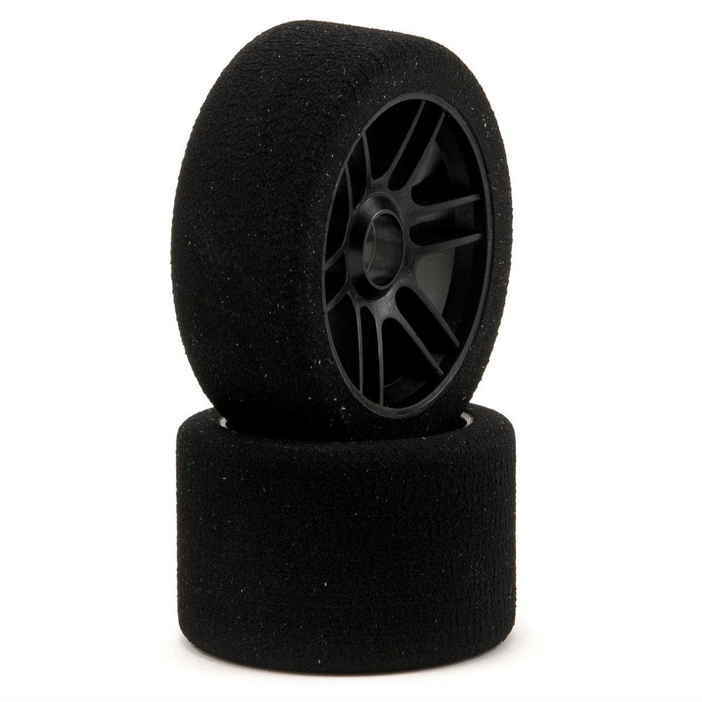 Xceed RC "Enneti" 1/8 Carbon On Road Front Tires (2) (Carbon Black) (32 Shore)