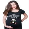 We are Hoping It's a Panda Small Black view 1