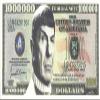 Leonard Nimoy Million Dollar Bill Novelty Banknote view 1