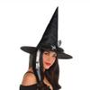 Amscan Fancy Witch Hat for Halloween Ultimate Spooky Accessory - One-Size (1 Count) - Ideal for Costume Parties & Haunted House Events view 2