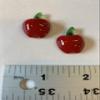 Festive Glass Shapes Red Apple 18/Box view 3