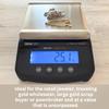 GemOro Platinum PRO1601 | Durable Precise Jewelers Countertop Portable Scale | Digital Precision Tool with Expert Professional Reading & Accuracy 1600g x 0.1g Readability (9751) view 4