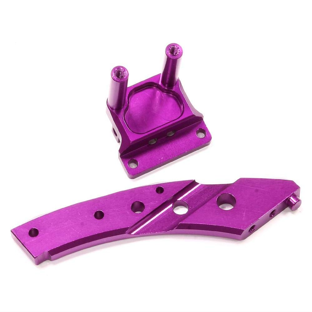 Integy Purple Billet Machined Rear Anti-Bending Plate for HPI Ken Block WR8 Flux