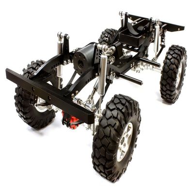 Integy Billet Machined Silver 1/10 Type D90 Roller 4WD Off-Road Scale Crawler ARTR