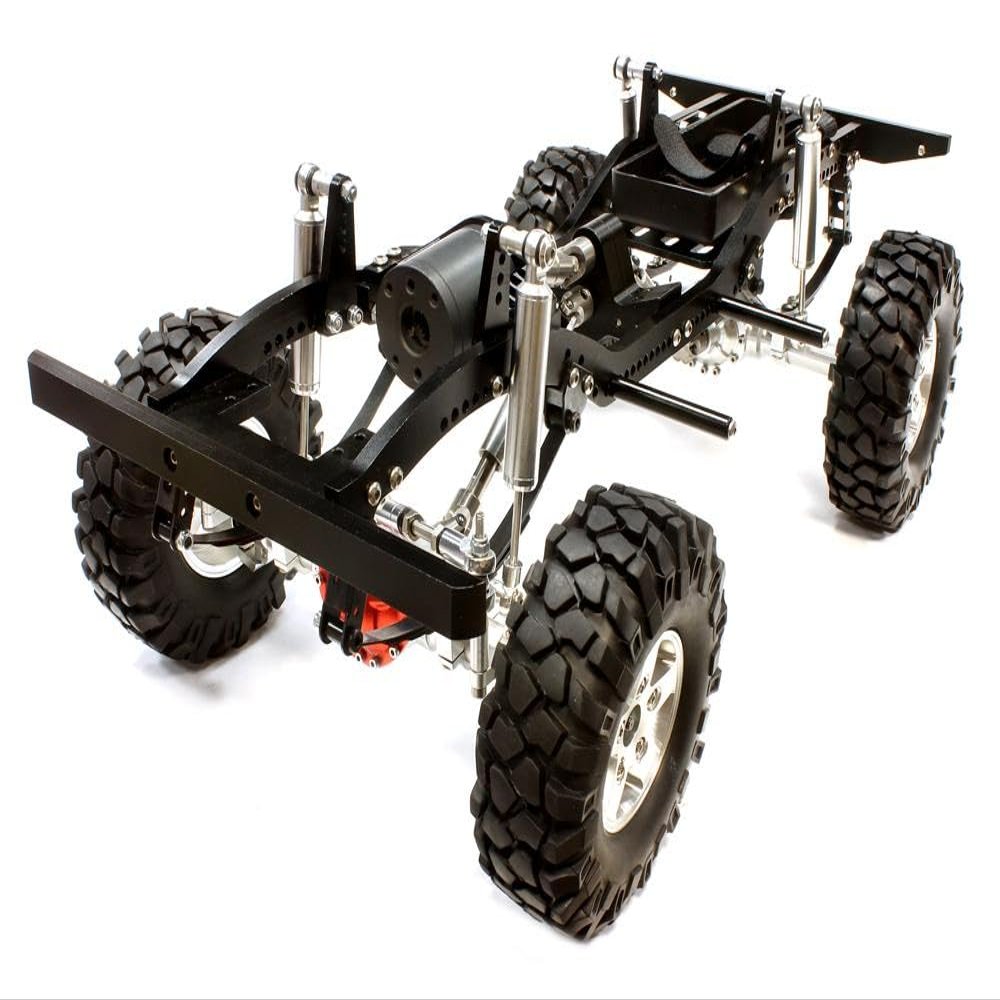 Integy Billet Machined Silver 1/10 Type D90 Roller 4WD Off-Road Scale Crawler ARTR