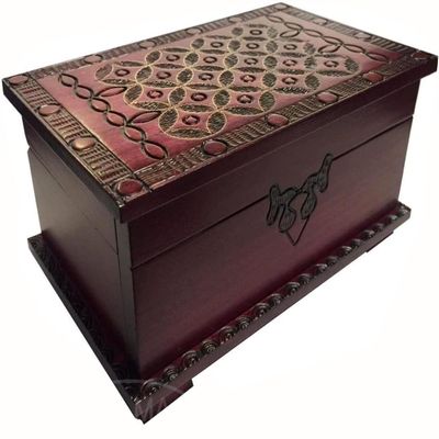Large Celtic Chest Polish Handmade Secret Wooden Puzzle Box by PolishArt