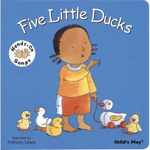 Harris Communications B1272 Hands-On Songs - Five Little Ducks Board Book