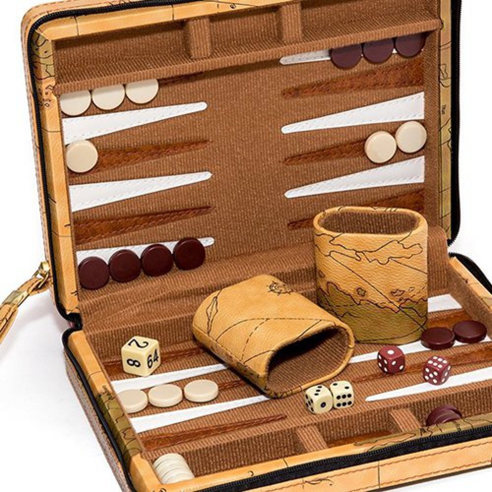 United Nations of New York Magnetic Travel Backgammon Set (Small)