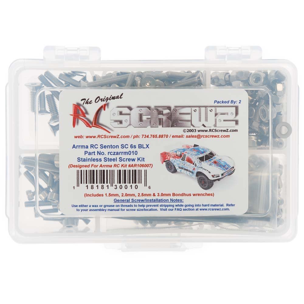 ARRM010 - Arrma Senton SC 6s Stainless Steel Screw Kit