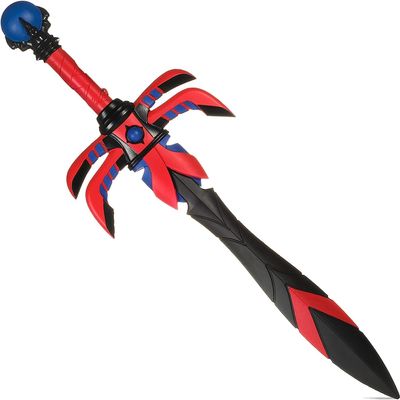 Formidable Toys 32 Inch Foam Sword Riven Arc Red, Blue and Black Customizable Toy Sword for Kids and Adults Durable Polyurethane Foam for Play Fighting