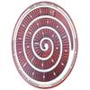 House of Cribbage - Cribbage Board Spiral Design Round Shape 4 Tracks Maple/Bloodwood with Place for Skunks, Corners & Won Games view 3