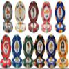 Brybelly Nile Club Ceramic Clay 10gm 1000 Bulk Poker Chips - Choose Chips! view 1
