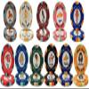 Nile Club Ceramic Clay 10gm 1000 Chip Poker Set with Aluminum Case view 2
