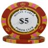1000pcs 14g Monte Carlo Poker Club Poker Chips Set with Custom Build (1000 Chips Acrylic Case) view 3