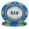 1000pcs 14g Monte Carlo Poker Club Poker Chips Set with Custom Build (1000 Chips Acrylic Case) view 4
