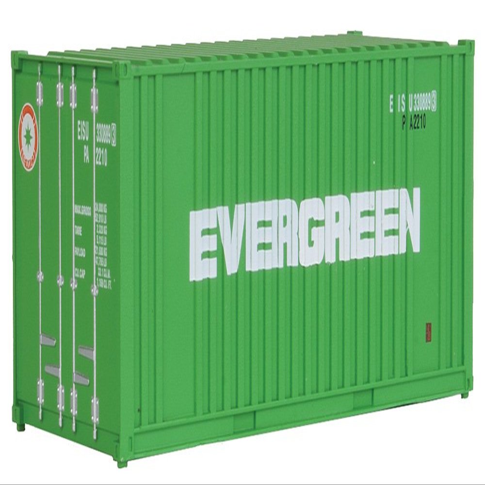 Walthers SceneMaster 20' Corrugated Container with Flat Panel-Evergreen 949-8002 HO Scale Model Railroad - Freight Model