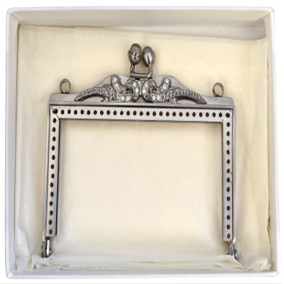 TOHO KS-4MS Bead Weave Metal Fittings, Tip, Length: Approx. 3.7 inches (9.5 cm), Brushed Silver, 1 Piece