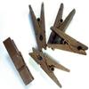 8 x Mini Magnetic Brown Wood with Magnetic Coloured for Trendy Crafts Made in France view 1