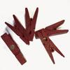 8 x Mini Magnetic Burgundy Wooden with Magnetic Coloured Trendy Crafts Made in France view 1
