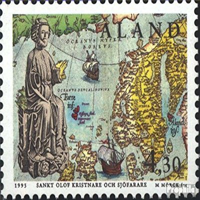 Finland - Aland 105 (Complete.Issue.) unmounted Mint/Never hinged ** MNH 1995 1000. Birthday King Olaf II. (Stamps for Collectors)