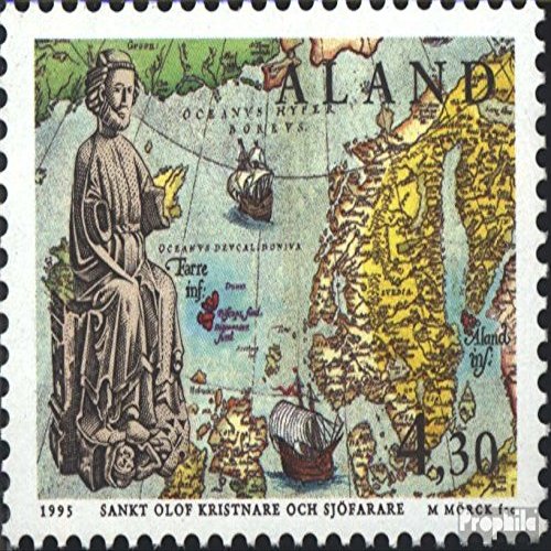 Finland - Aland 105 (Complete.Issue.) unmounted Mint/Never hinged ** MNH 1995 1000. Birthday King Olaf II. (Stamps for Collectors)
